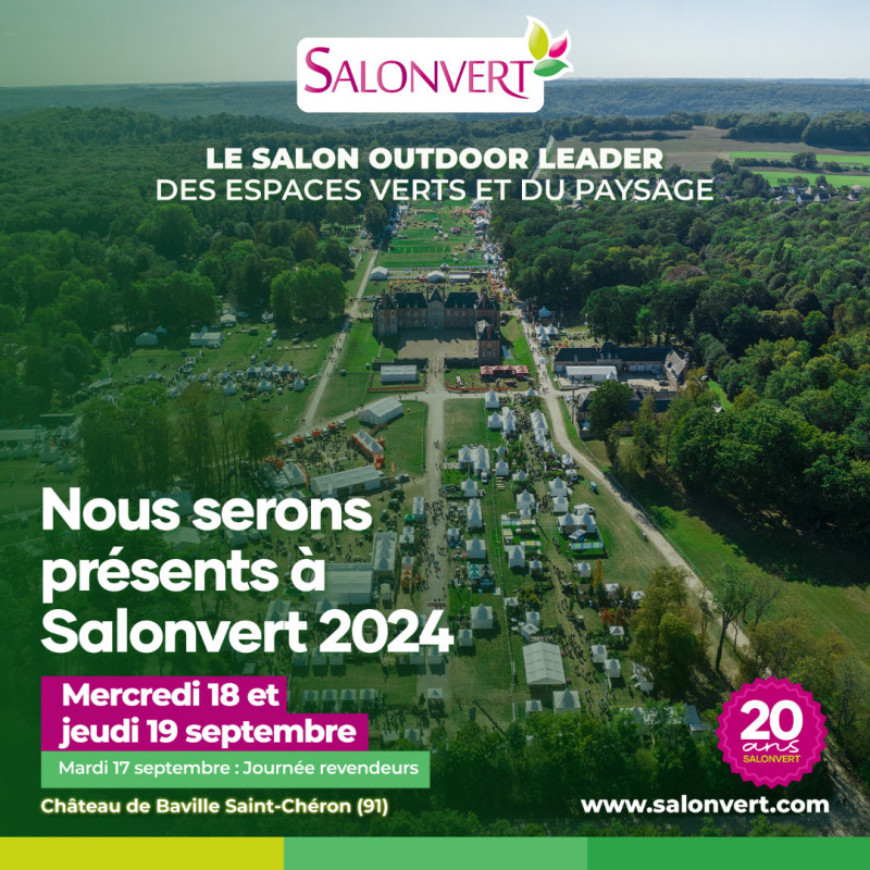 Nous serons présents à SalonVert 2024 !